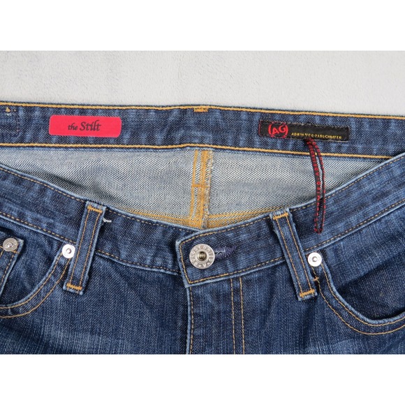 AG Adriano Goldschmied The Stilt Women's Jeans Size 31R Straight Leg USA - Picture 6 of 9